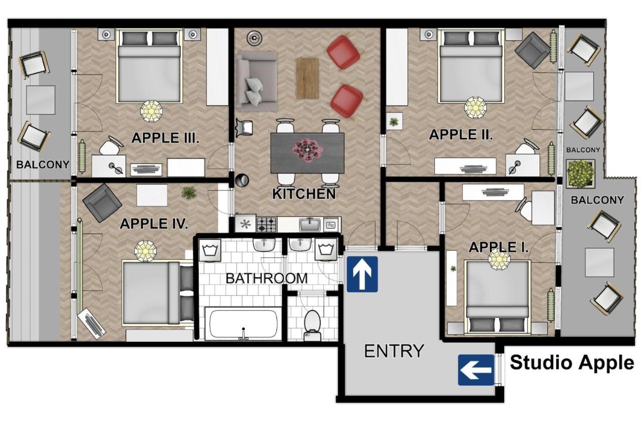New Town - Apple Apartments Praga Zewnętrze zdjęcie